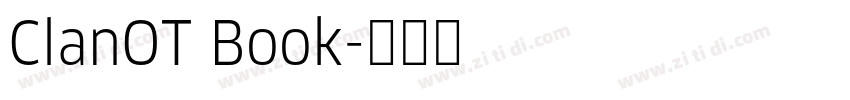 ClanOT Book字体转换